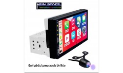 New Space Audio MP5-7012B 7" Uyumlu Ekran Double Yarım Gövde-Her Model Araca Uygun